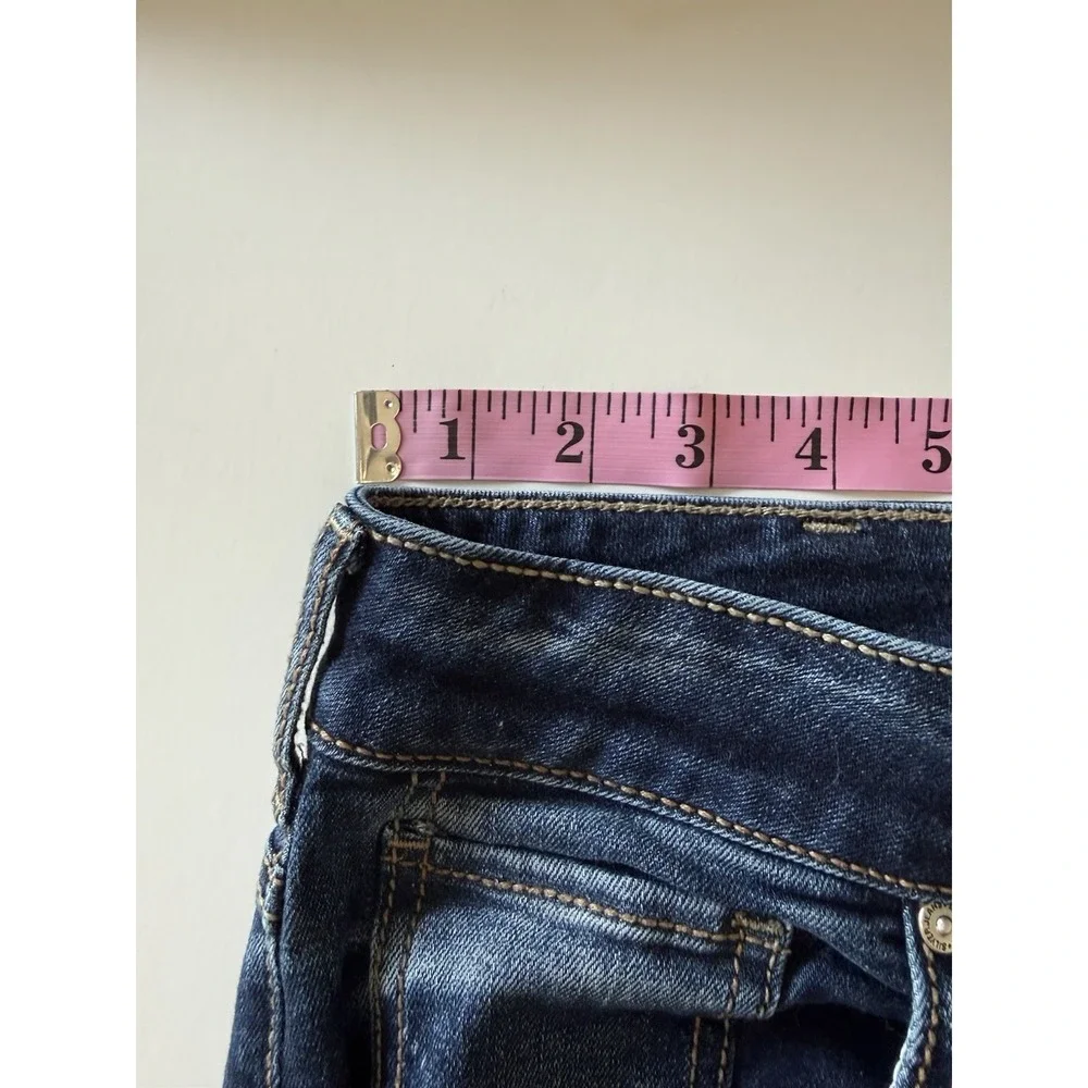 Silver Jeans Avery Straight Stretch Denim Blue Womens 16W High Rise Dark Wash - Picture 12 of 16